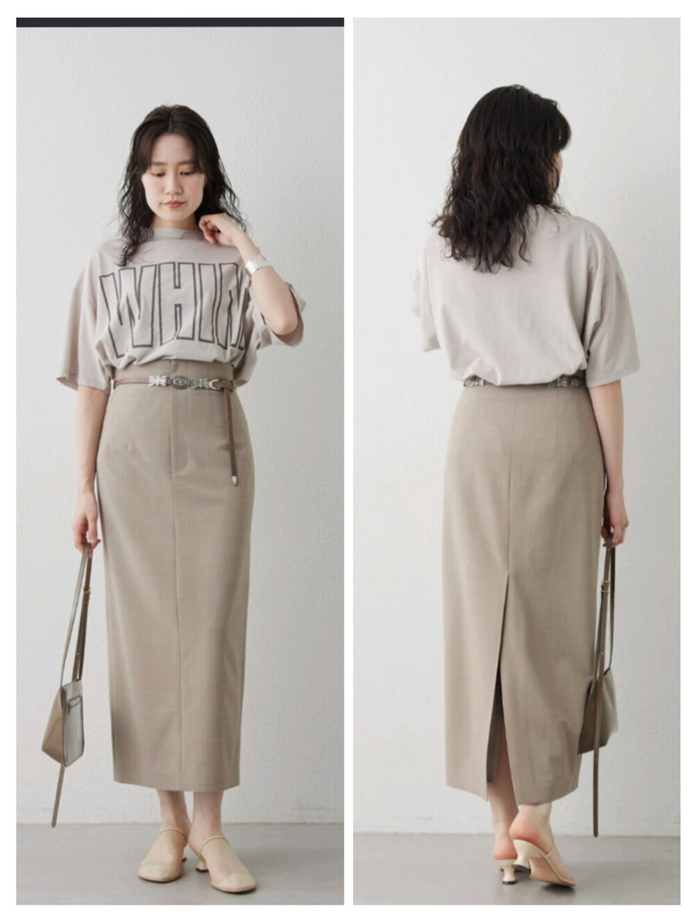 Alex Evenings: Beige Pencil Skirt